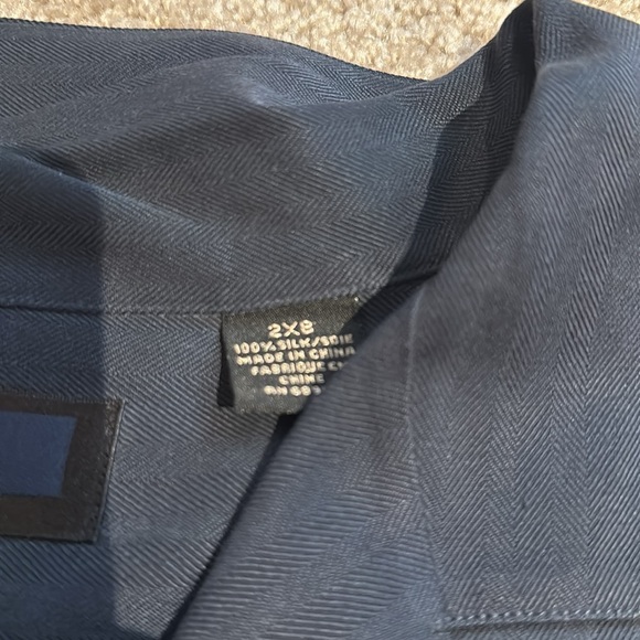 Axis LA men’s short sleeved button down navy blue size 2xb - Picture 3 of 6